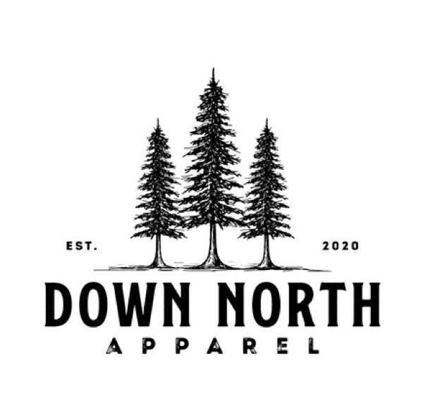 Logo&；Squarespace网站，标题为&#x27；Down North Apparel；