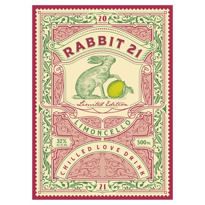 Rabbit21标签设计