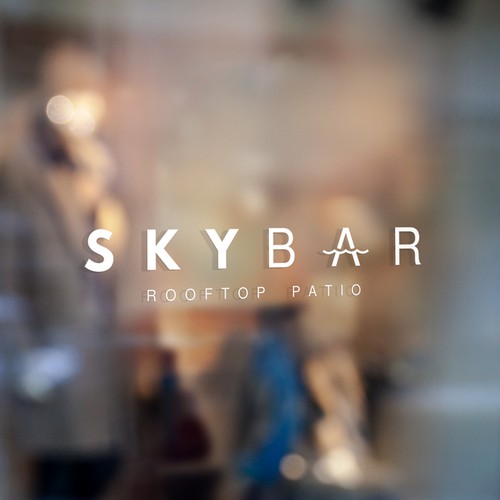 屋顶露台标志：SKYBAR